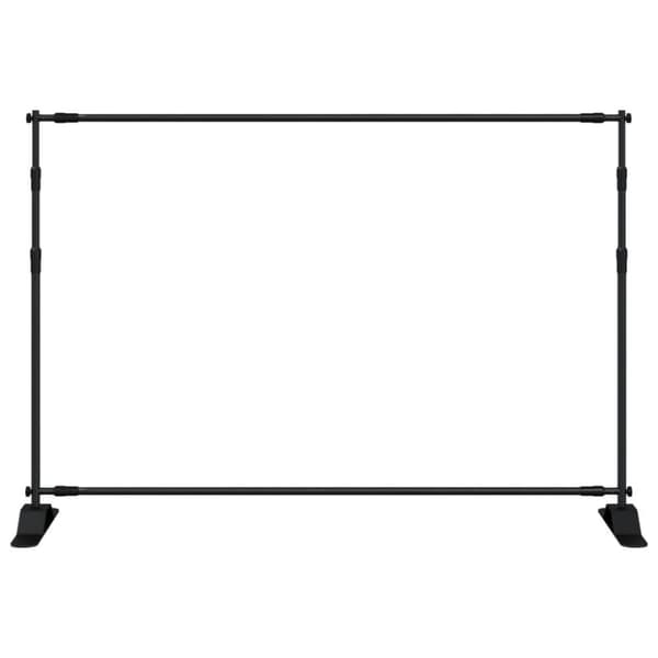 vidaXL stativ til fotobaggrund 2 stk. 305x243 cm stål sort
