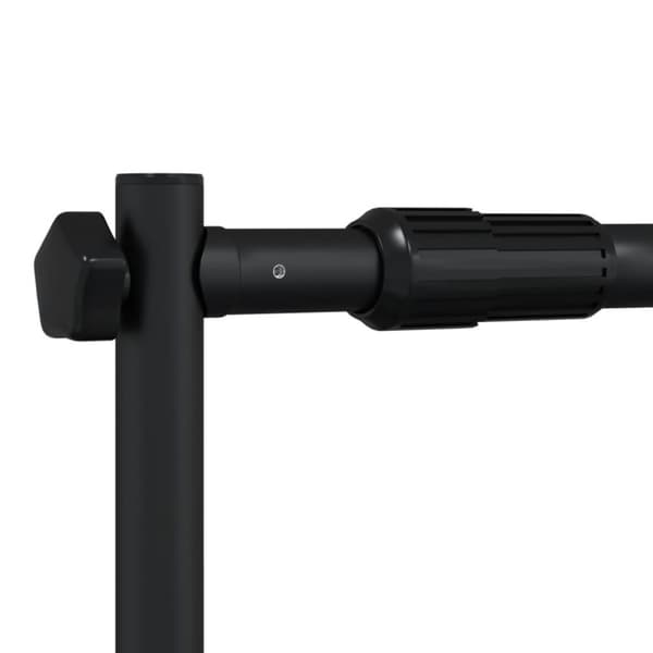 vidaXL stativ til fotobaggrund 2 stk. 305x243 cm stål sort