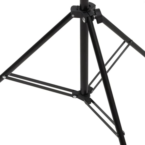 vidaXL T-muotoinen taustakankaan teline musta 151x60x(70-200) cm - Studiotelineet & kiinnikkeet