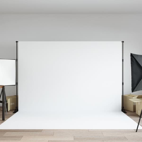 Bakgrundsstativ svart 305x243 cm stål