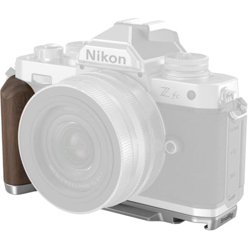 SmallRig 4803 Wooden L-Shape Grip for Nikon Z fc Silver