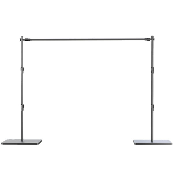 Taustateline, kokonaan metallinen rakenne, säädettävä korkeus,Raskas 2.4X3M