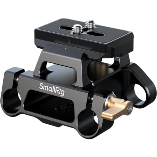 SmallRig 5365 Arca-Type Mount Plate Kit with 15mm Dual Rod Clamp