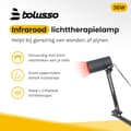 Miniatyrbild 4 av 11: Bolusso Infraröd LED Lampa – Smärtlindring med Värmeterapi för Leder & Muskler – Ställbar Höjd & Effektiv Infraröd Behandling för Hemmabruk