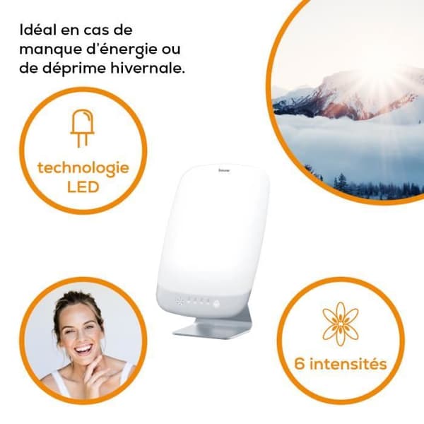 TL 95 ljusterapilampa - Stor yta 37x30 - Energisparande LED - BEURER