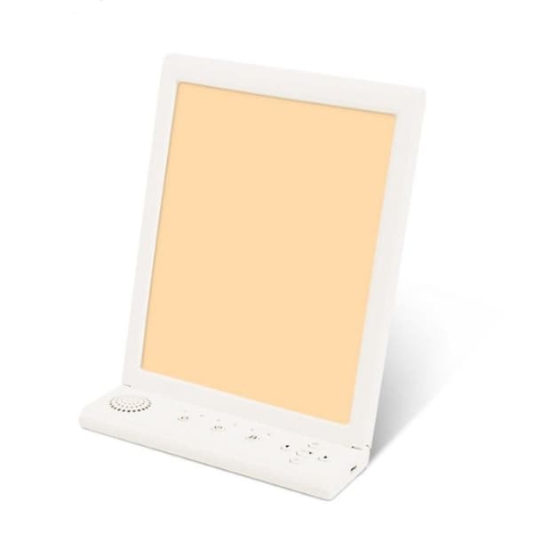 INN® ljusterapi lamptimer 10-60 minuter 258x161x14mm 10 integrerade naturlig miljö djur ringsignaler vita