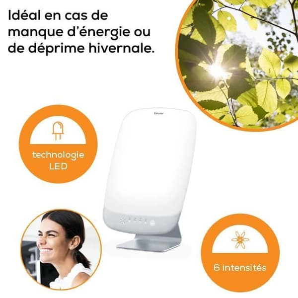 TL 95 ljusterapilampa - Stor yta 37x30 - Energisparande LED - BEURER