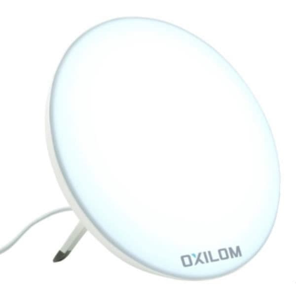 OXILOM - LumEye 1 - Bordsljusterapilampa, 10 000 lux vid 12 cm, belysningsområde 25 cm i diameter, medicinsk CE
