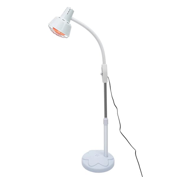 Infrarød Varmlampe, 275 Watt, Justerbar Højde 4,06-5,15 fod,HVID