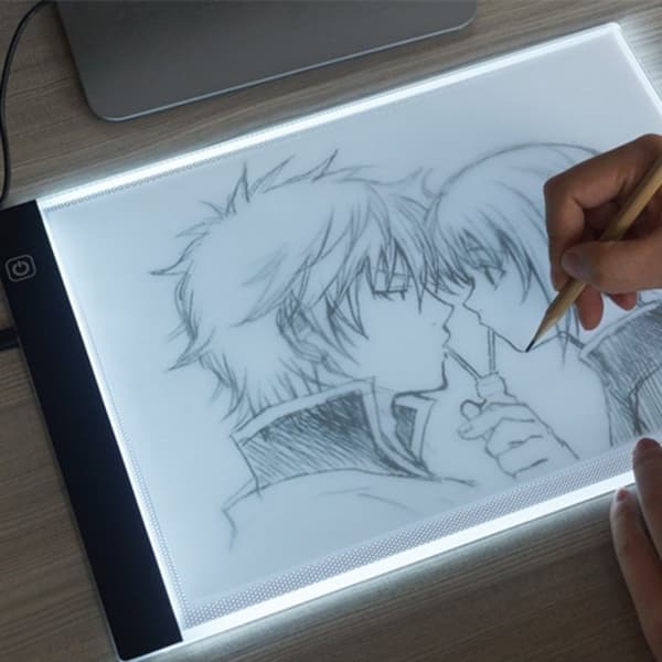 A4 LED Ritplatta - Ljusbord / Ljusplatta - Portabel