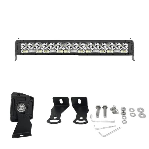 LED Lysbjælke, Super Lys Hvidt Lys, IP68 Vandtæt, 50.000-Timers Levetid, 30° Spot & 150° Flodbjælke,12D 42 tommer 600W