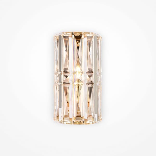 Facett - Vägglampa (sconce) 130x250 mm, 1xE14 60W guld