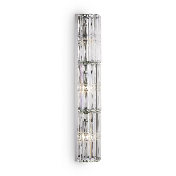 Facett - Vägglampa (sconce) 130x752 mm, 3xE14 60W Krom