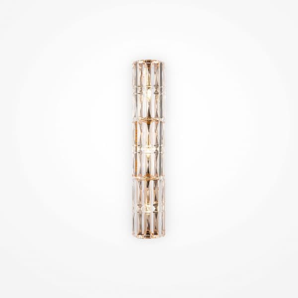 Facett - Vägglampa (sconce) 130x752 mm, 3xE14 60W guld