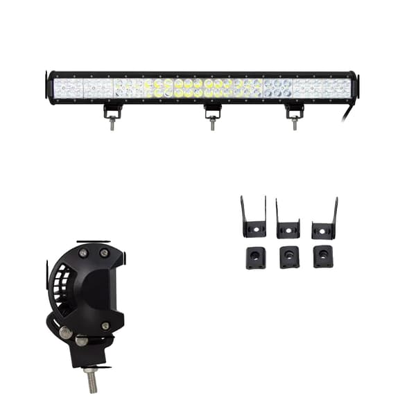 LED-ljusramp, 6000K färgtemperatur, kraftig konstruktion,28tum 180W