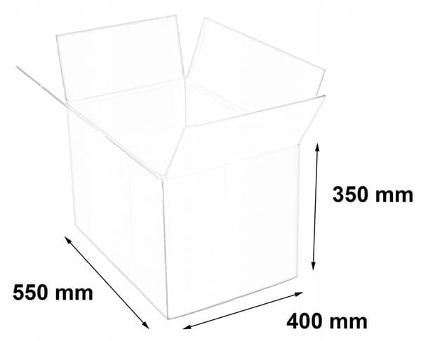 Æske 550x400x350mm 650gBC 10 stk