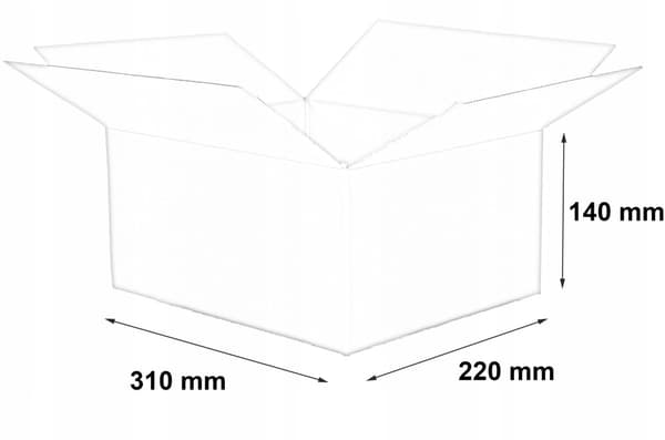Låda 310x220x140mm 20 st