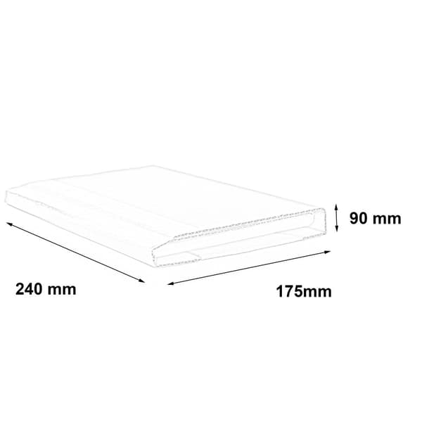 Multipostomslag A5 240x175x90mm 50 st.