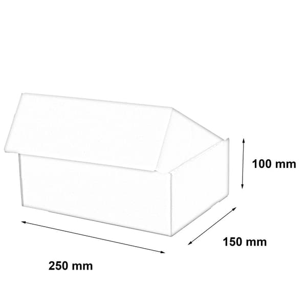 Formet æske 250x150x100mm 20 stk.
