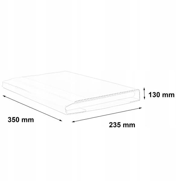 Multipostomslag A4 350x235x130mm 50 st