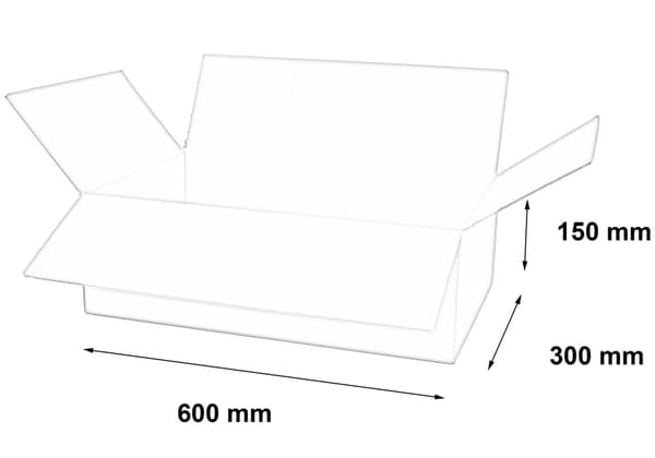 Laatikko 600x300x150mm 50 kpl