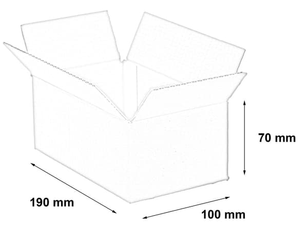 Laatikko 190x100x70mm 50 kpl