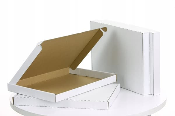 Formet æske 180x120x40mm hvid 100 stk