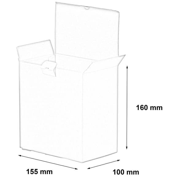 Formad låda 155x100x160mm 100 st