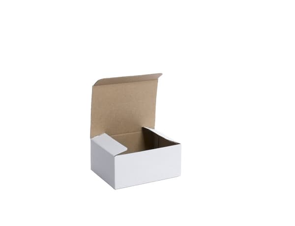 Formet æske 170x120x90mm hvid 100 stk