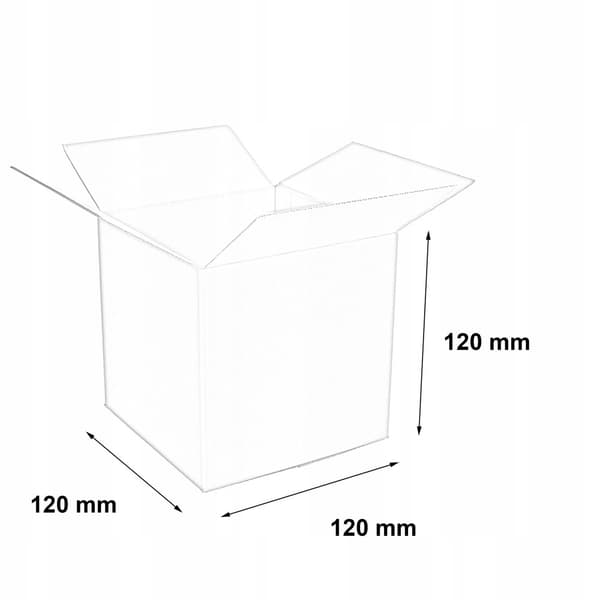 Æske 120x120x120mm 50 stk.