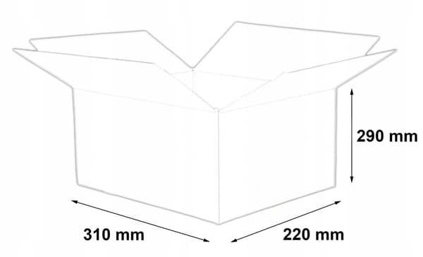 Kasse 310x220x290mm 50 stk.