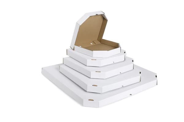 Formet æske 320x320x40mm Pizza 50 stk.