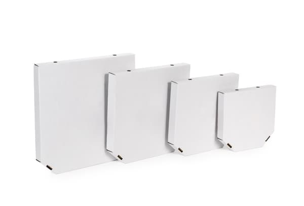 Formet æske 320x320x40mm Pizza 50 stk.