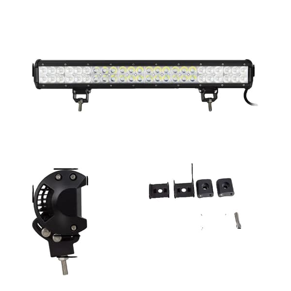 LED-ljusramp, 6000K färgtemperatur, kraftig konstruktion,23tum 144W