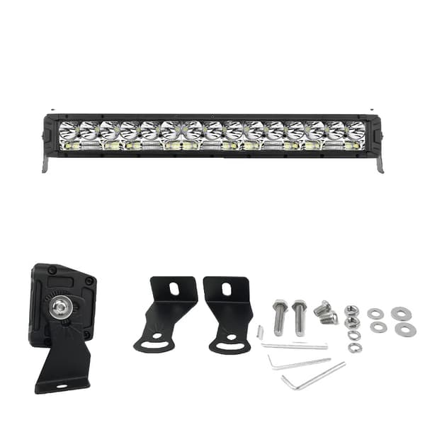 LED Lysbjælke, Super Lys Hvidt Lys, IP68 Vandtæt, 50.000-Timers Levetid, 30° Spot & 150° Flodbjælke,12D 22 tommer 300W