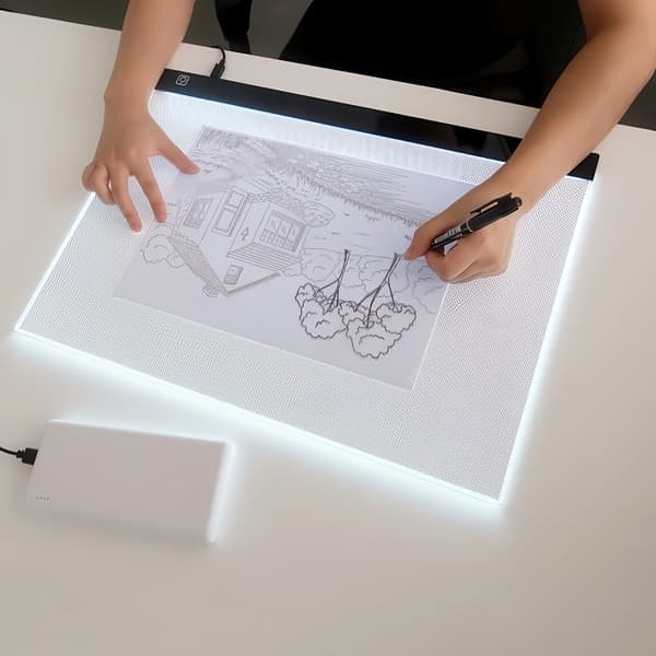 Valopöytä / Kopiopöytä A3 LED – Portaaton Himmennys Luonnoksiin ja Animaatioon