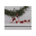 Miniatyrbild 6 av 6: Jättesöt Ljusslinga X-MAS RÖD, 10 LED, dekorationer och TIMER