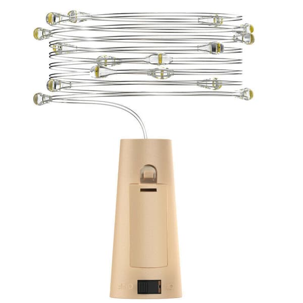 Dekorera med 3st Flaskbelysning. Kork 20 micro LED, 2 meter