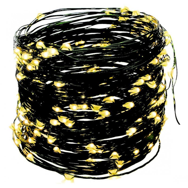 Ljusslinga 60LED 3 meter SVART