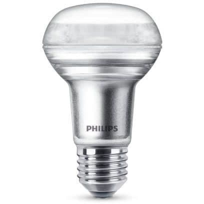 PHILIPS Reflektor R63 LED base E27 - 4 - 5W ækvivalent 60W - varm hvid - 36 graders vinkel - dimmer kompatibel