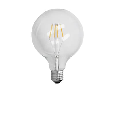 E27 LED glødepære pære lamper Vintage 125 mm varm hvid 4W