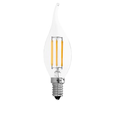 ECD Germany 5 kpl:n paketti LED Surge kynttilän hehkulamppu E14 6W - Lämmin valkoinen 2800K - 606 lumenia - 120° säde - AC 220-240V - korvaa 30W