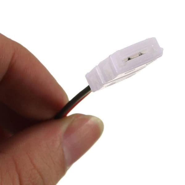 1st LED-anslutning för 2-polig LED-slinga 12mm RGB