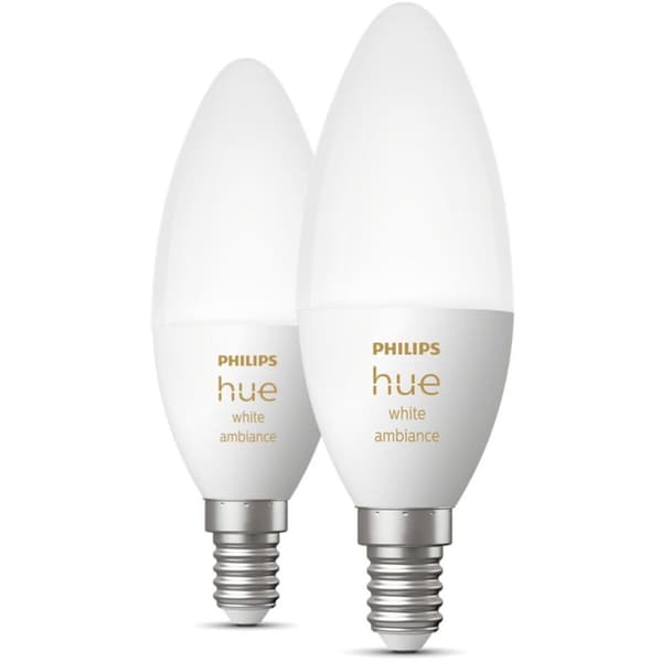 Philips Hue WA Lyskilde 5.2W B39 E14 2pk