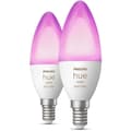 Miniatyrbilde 3 av 8: Philips Hue WCA Lyskilde 5.3W B39 E14 2pk