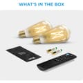 Miniatyrbilde 5 av 11: WiZ Startsett WA 2x8W ST64 Gyllen E27 WiFi + Fjernkontroll