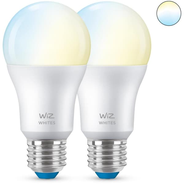 WiZ Lyskilde WA 8W A60 E27 WiFi 2pk