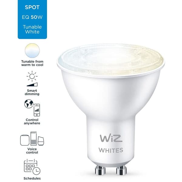 WiZ Lyskilde WA 4,9W GU10 WiFi 2pk