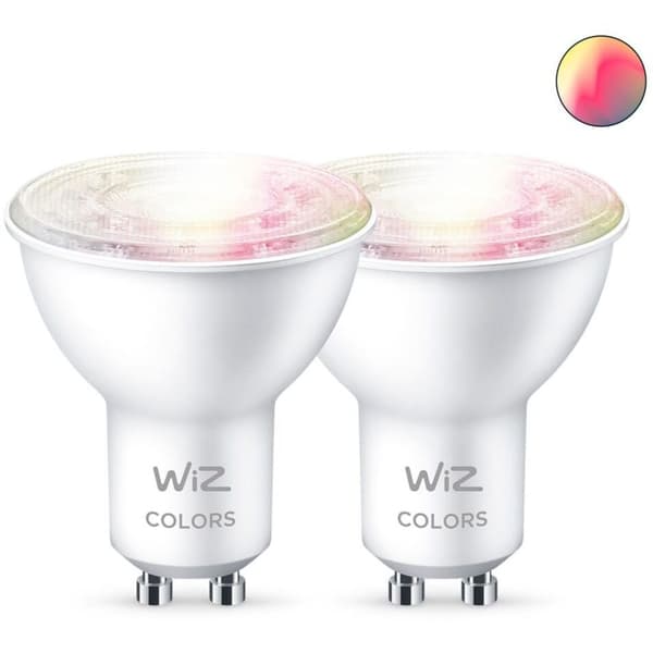 WiZ Lyskilde WCA 4,7W GU10 WiFi 2pk