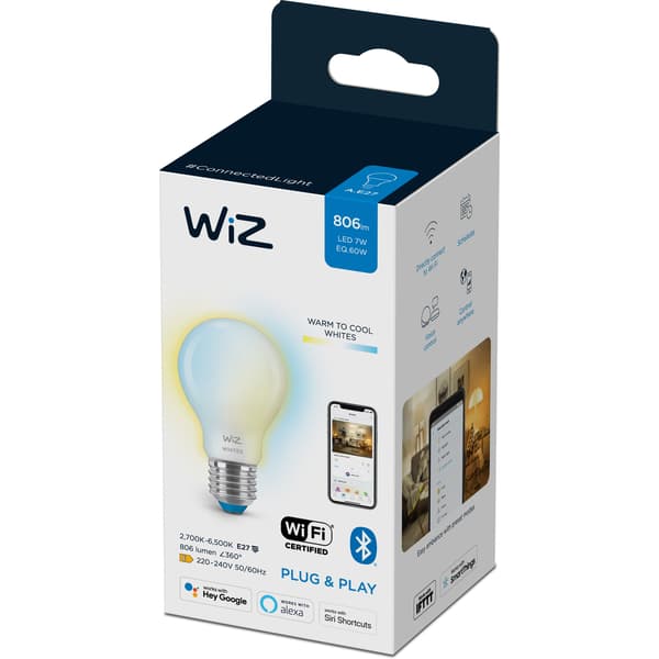WiZ Lyskilde WA 7W A60 E27 WiFi